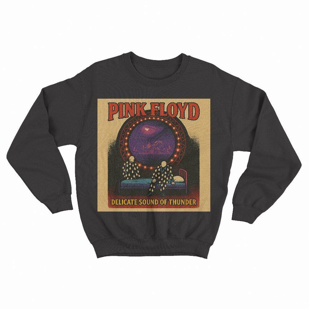 (NEW) Pink Floyd Delicate Sound Of Thunder Black Sweatshirt